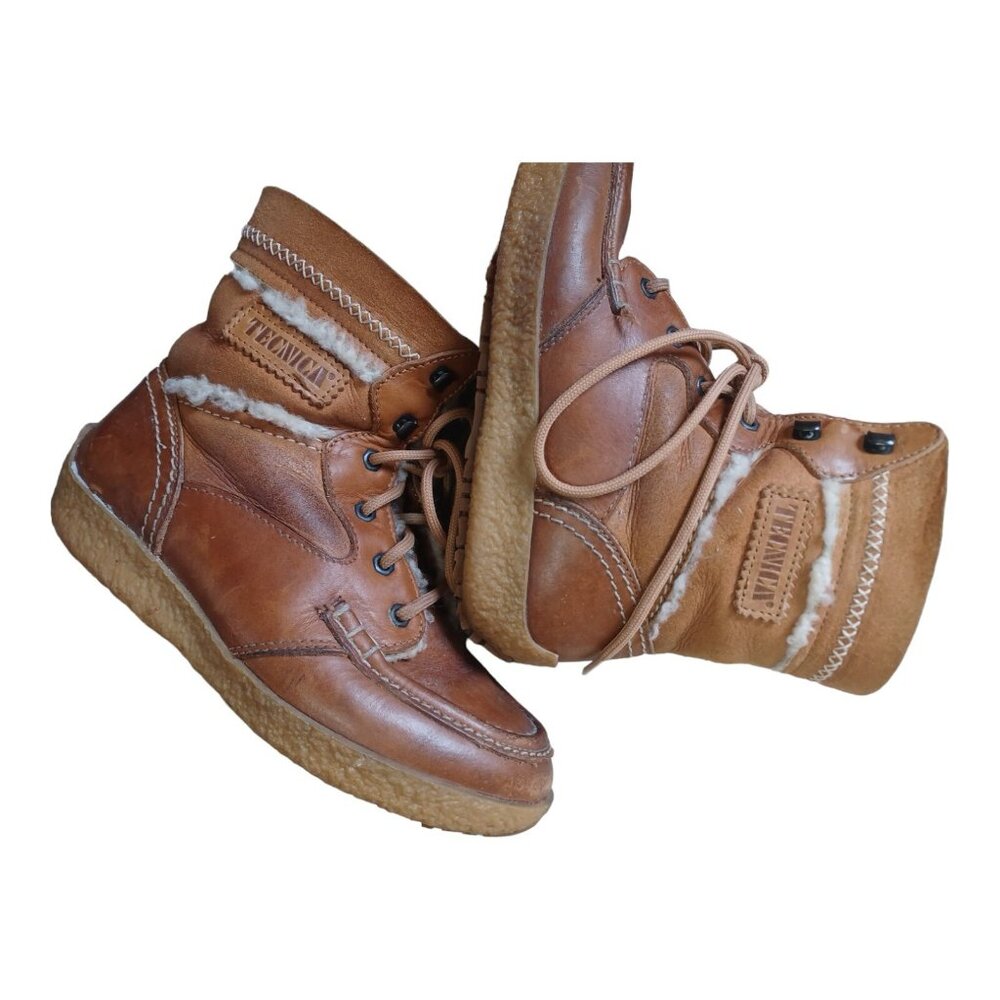 Tecnica Italy Womens Vintage Apres Ski Boots
